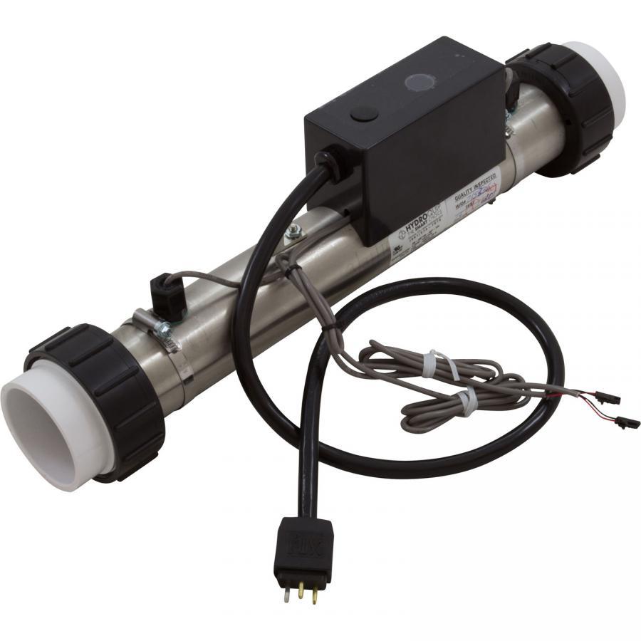 Heater, FloThru, PS-B Series M7, 15"x 2", 230v, 4kW, 24"Cord